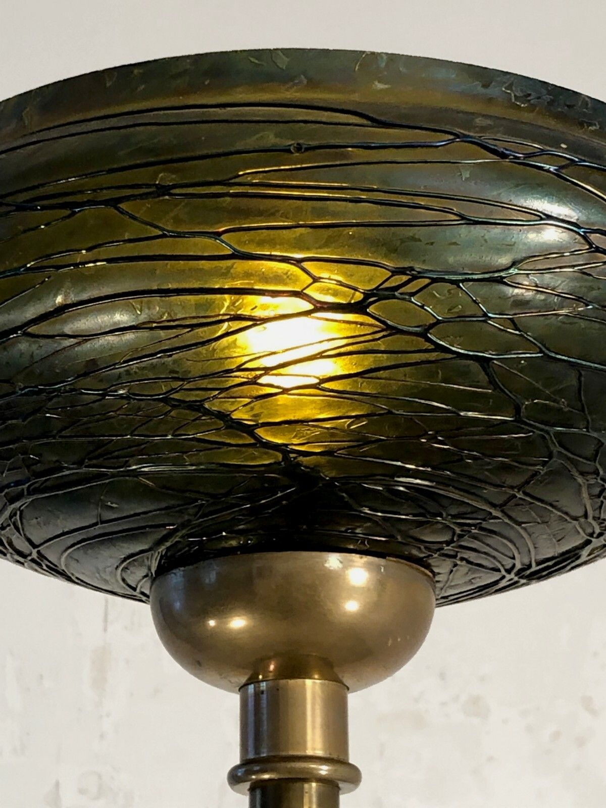 photo for sale 1920 Pallme & Koenig Art Deco Nouveau Wiener Workshop Shabby Chic Lamp