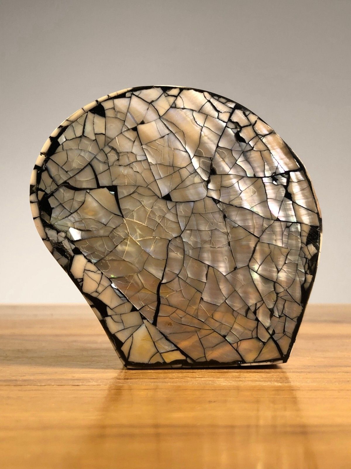 I1970 Art Deco Neo Classical Brutalist Shabby Chic Mother Of Pearl Shell Box Jansen photo buy