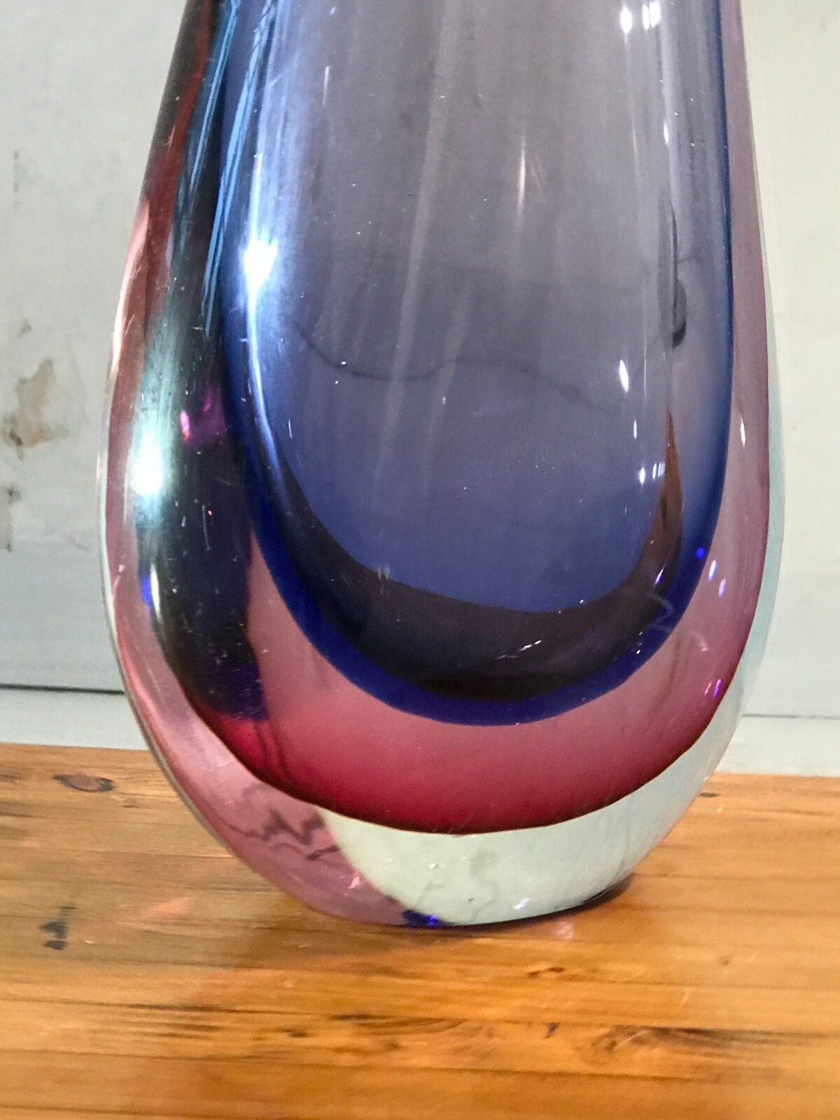 1960 Flavio Poli Submerged Seguso Vase Venini Murano Venice Shabby Chic photo Home Decor