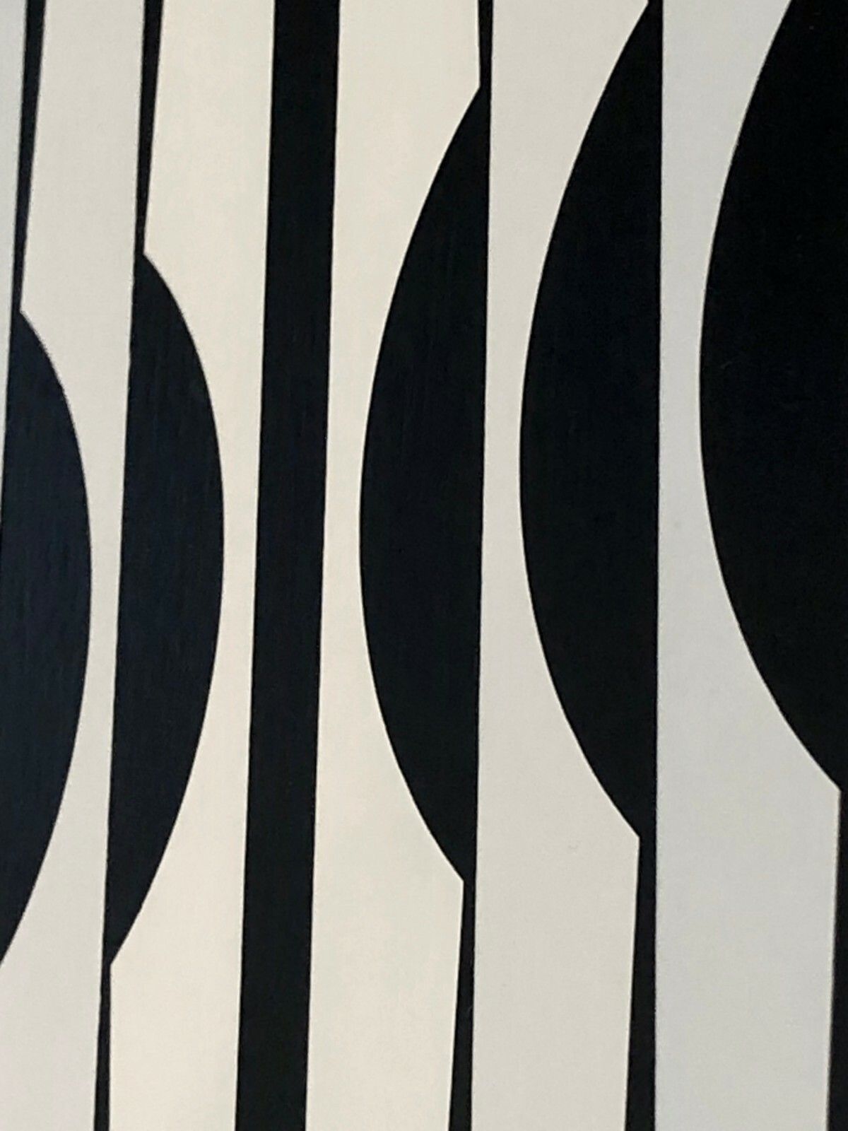 1970 Dordevic Miodrag 2/2 Kinetic Painting Geometric Abstraction Optical Art photo vintage