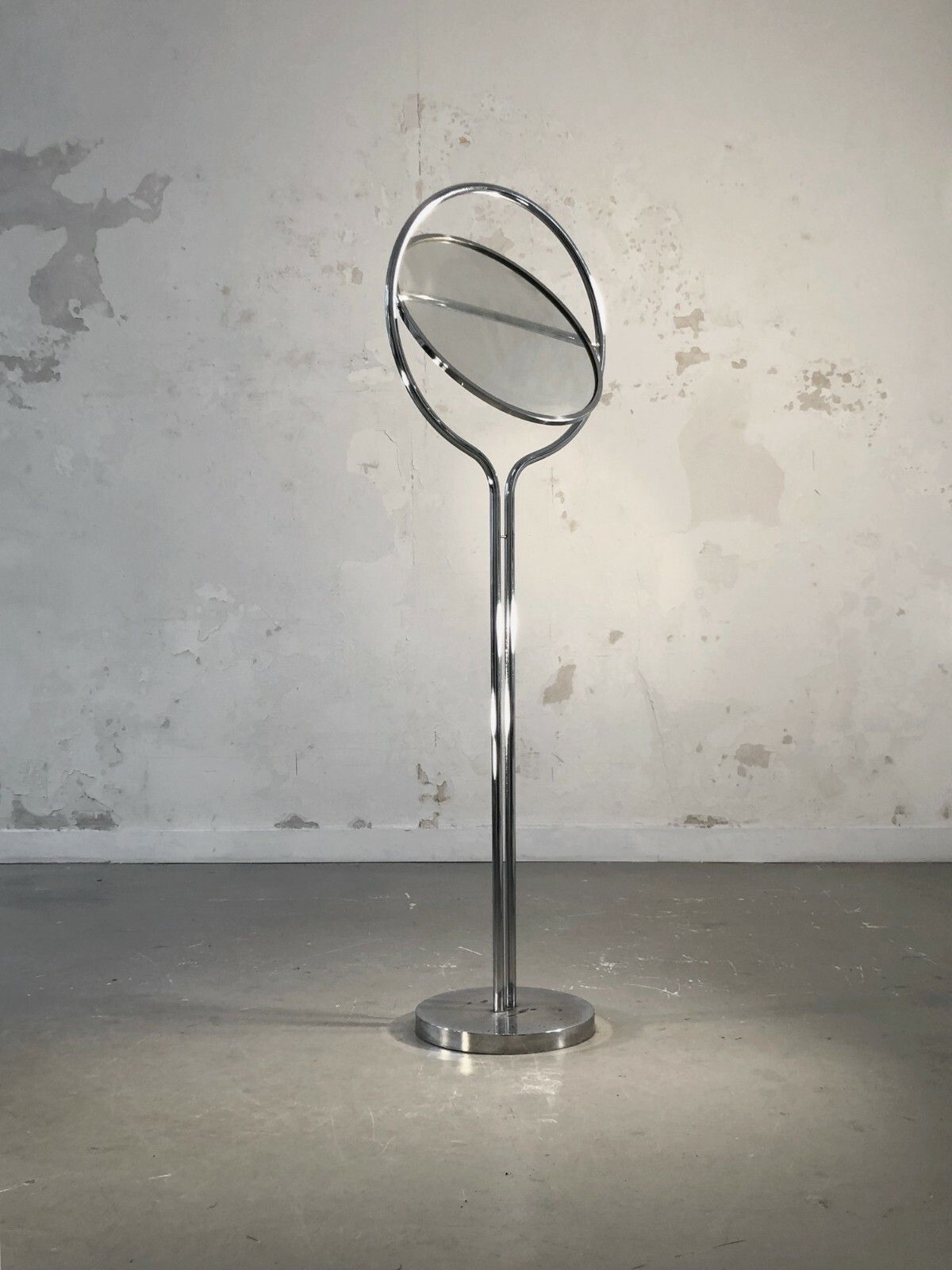 1970 Garrault & Delord Psyche Mirror Post Modernist Kappa Pergay Boyer Vandel photo for sale