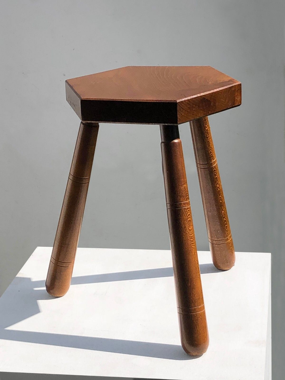 1950 Modernist Brutalist Stool Tripod Marolles Chapo Perriand Noll photo 674.0