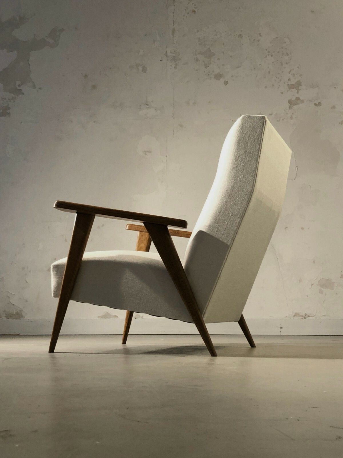 1950 Modernist Chair Reconstruction Free Form Motte Guariche Caillette photo buy