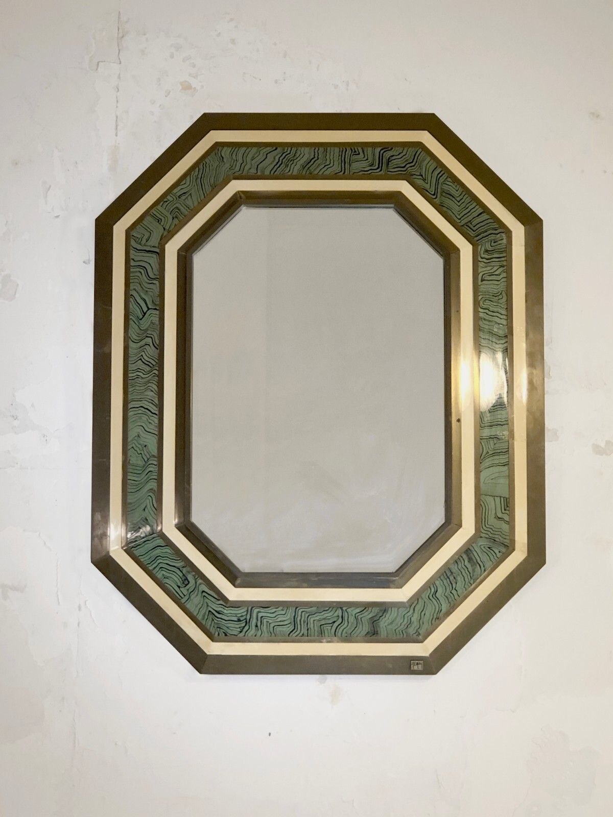 1970 Jean Claude Mahey Art Deco Mirror Neo Classical Shabby Chic Pergay Jansen photo Home Decor