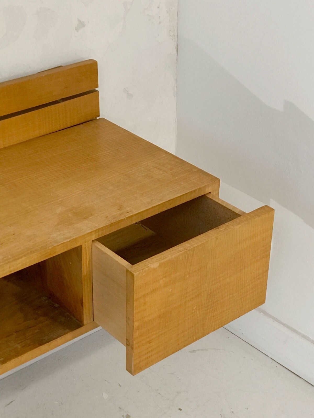 1950 Alain Richard Bedhead & Bedsides Modernist Reconstruction Perriand photo Furniture