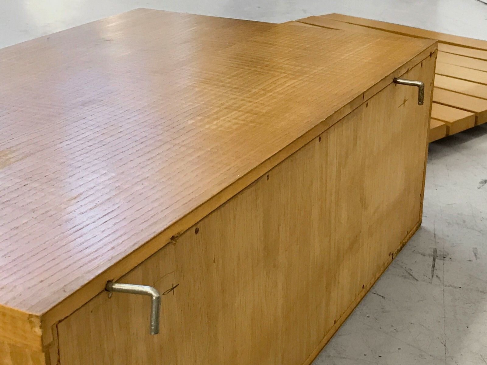 1950 Alain Richard Bedhead & Bedsides Modernist Reconstruction Perriand photo vinterior
