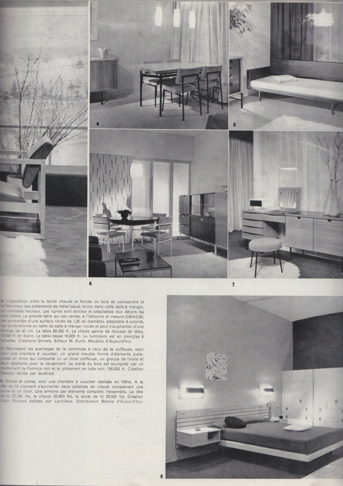 1950 Alain Richard Bedhead & Bedsides Modernist Reconstruction Perriand photo buy