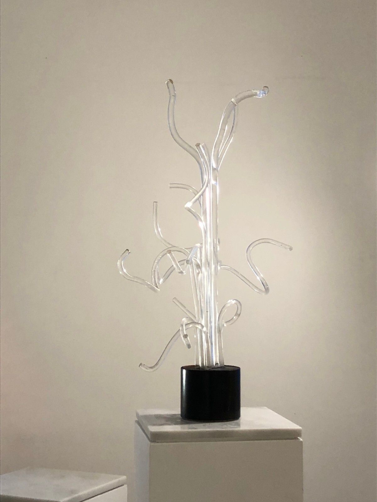 photo furniture 1970 Philippe Cheverny Kinetic Sculpture Plexiglas Op Art Pop Lucite Space Age