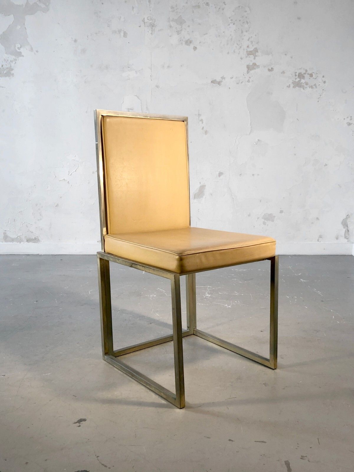 1970 House Jansen Post Modernist Chair Shabby Chic Willy Rizzo Romeo Rega photo for sale
