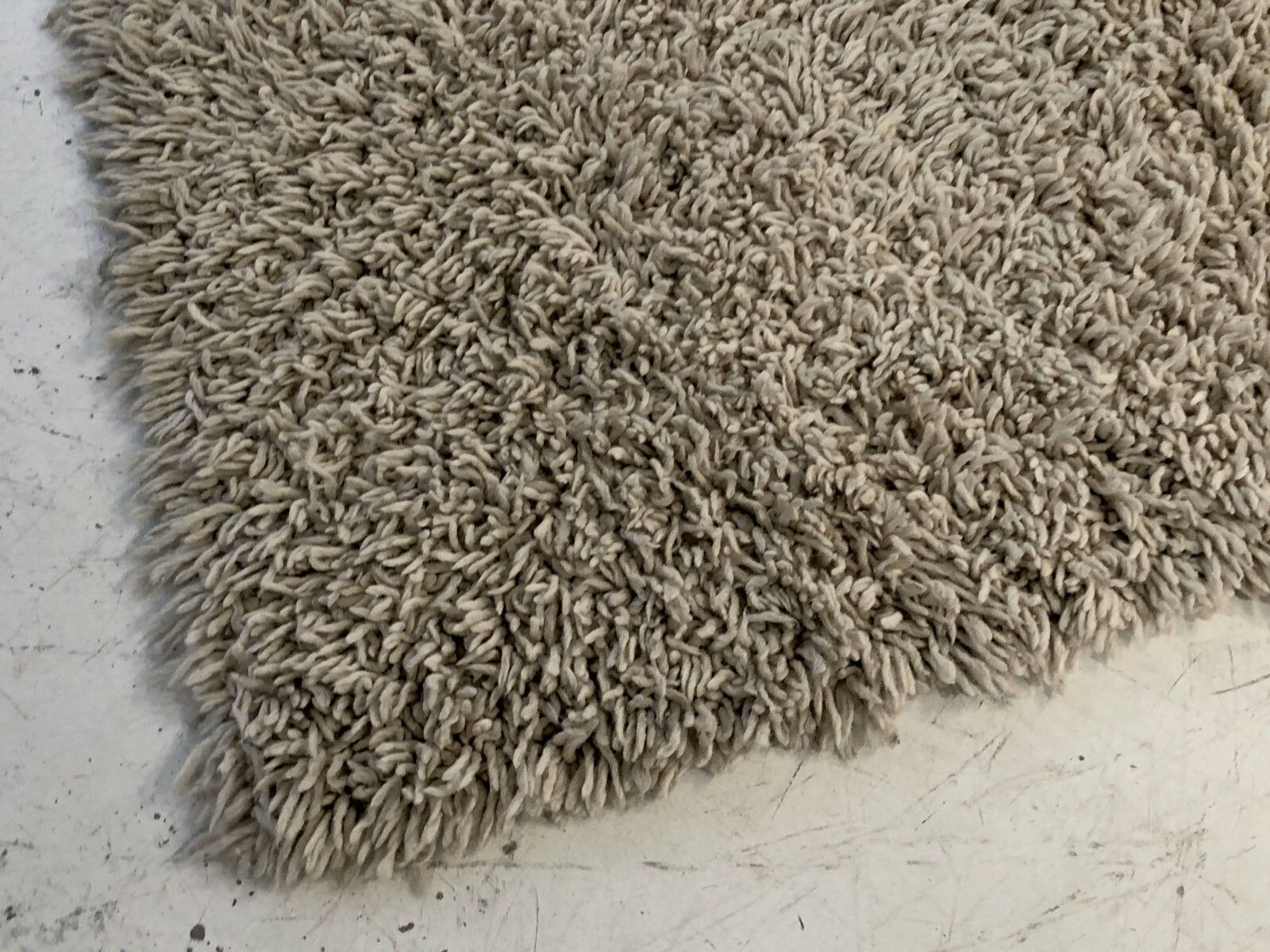 1970 Large Modernist Folk Art Shabby Chic Wool Carpet photo Textiles