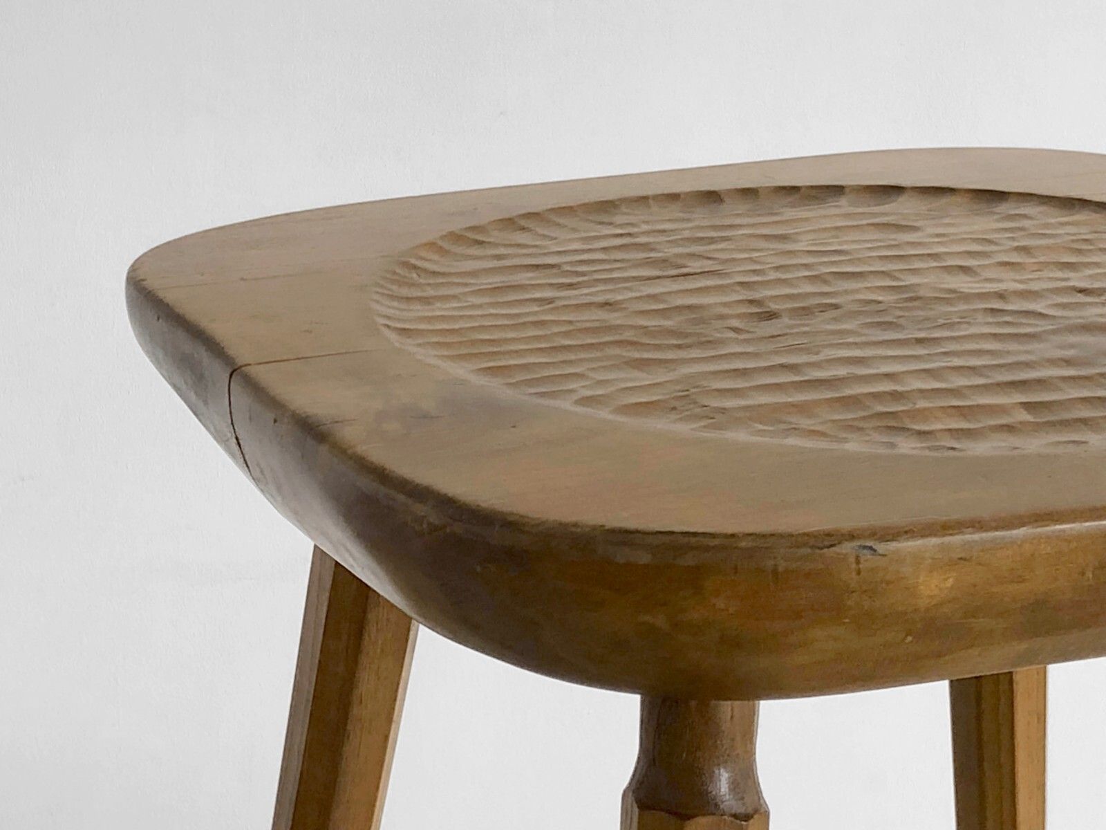 1950 Gueridon Modernist Brutalist Stool Marolles Chapo Perriand Noll photo for sale