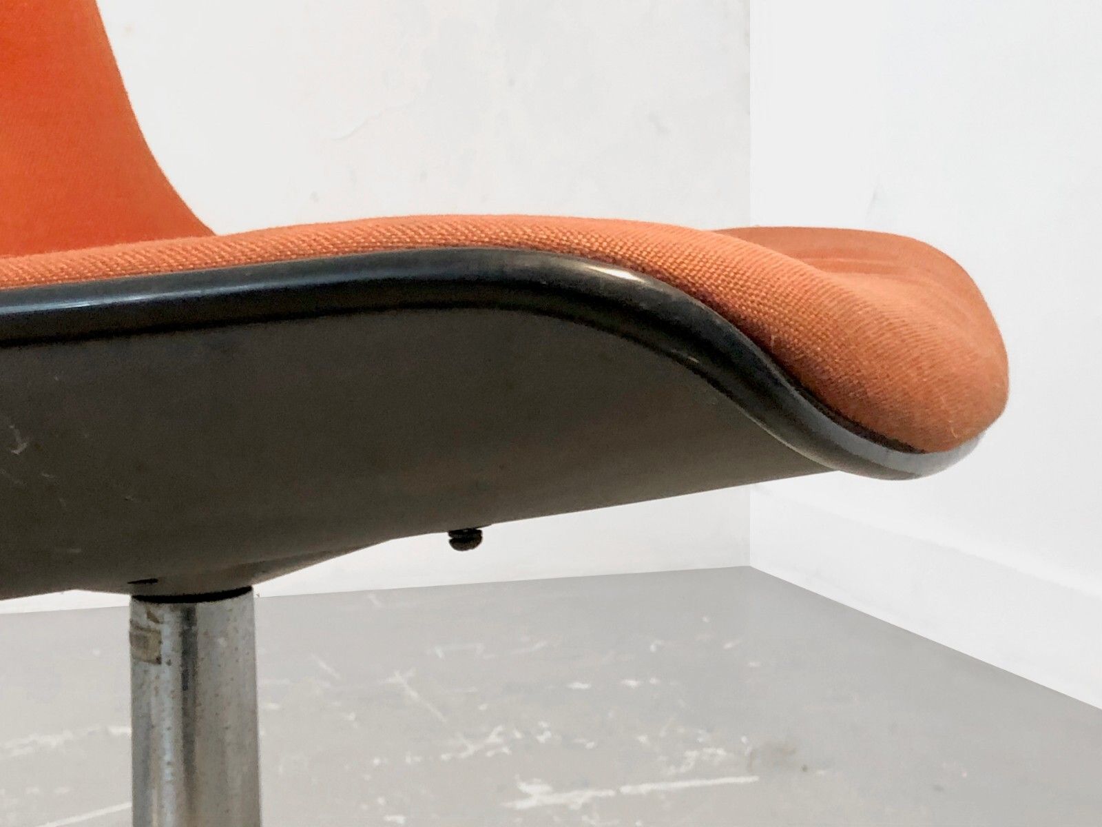 1960 Randall Buck Strafor 2 Armchairs Office Modernist Space Age Eames Knoll photo 2021.0