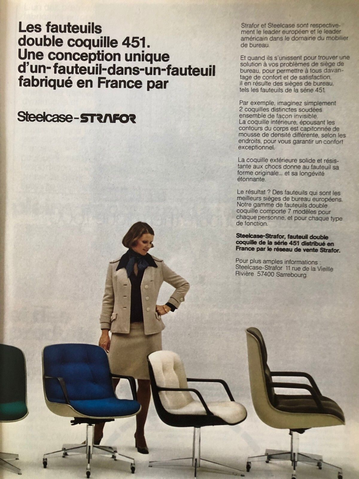 2021.0 1960 Randall Buck Strafor 2 Armchairs Office Modernist Space Age Eames Knoll photo