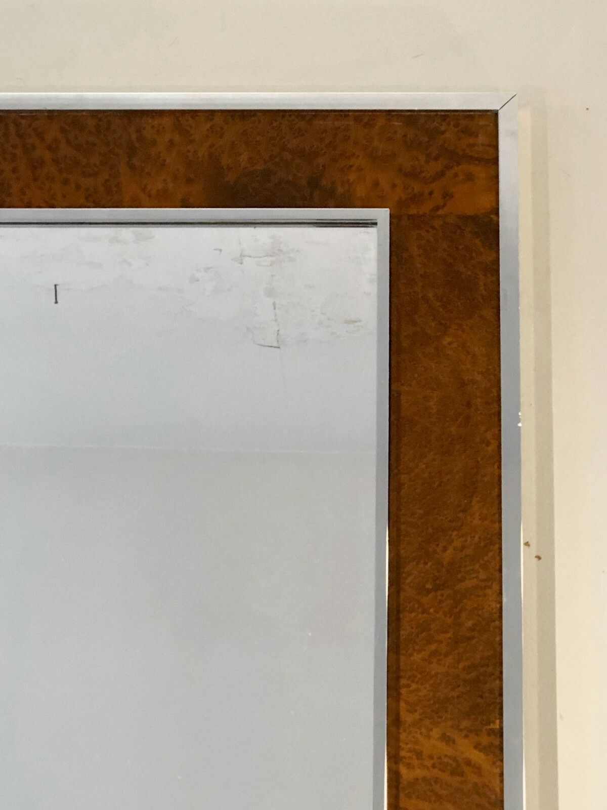 1970 Willy Rizzo Mirror Art Deco Modernist Shabby Chic Romeo Rega Jansen photo for sale