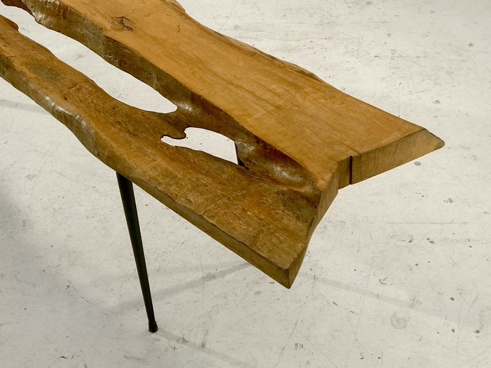 5053.0 1950 Modernist Brutalist Free Form Coffee Table Nakashima Chapo Marolles photo