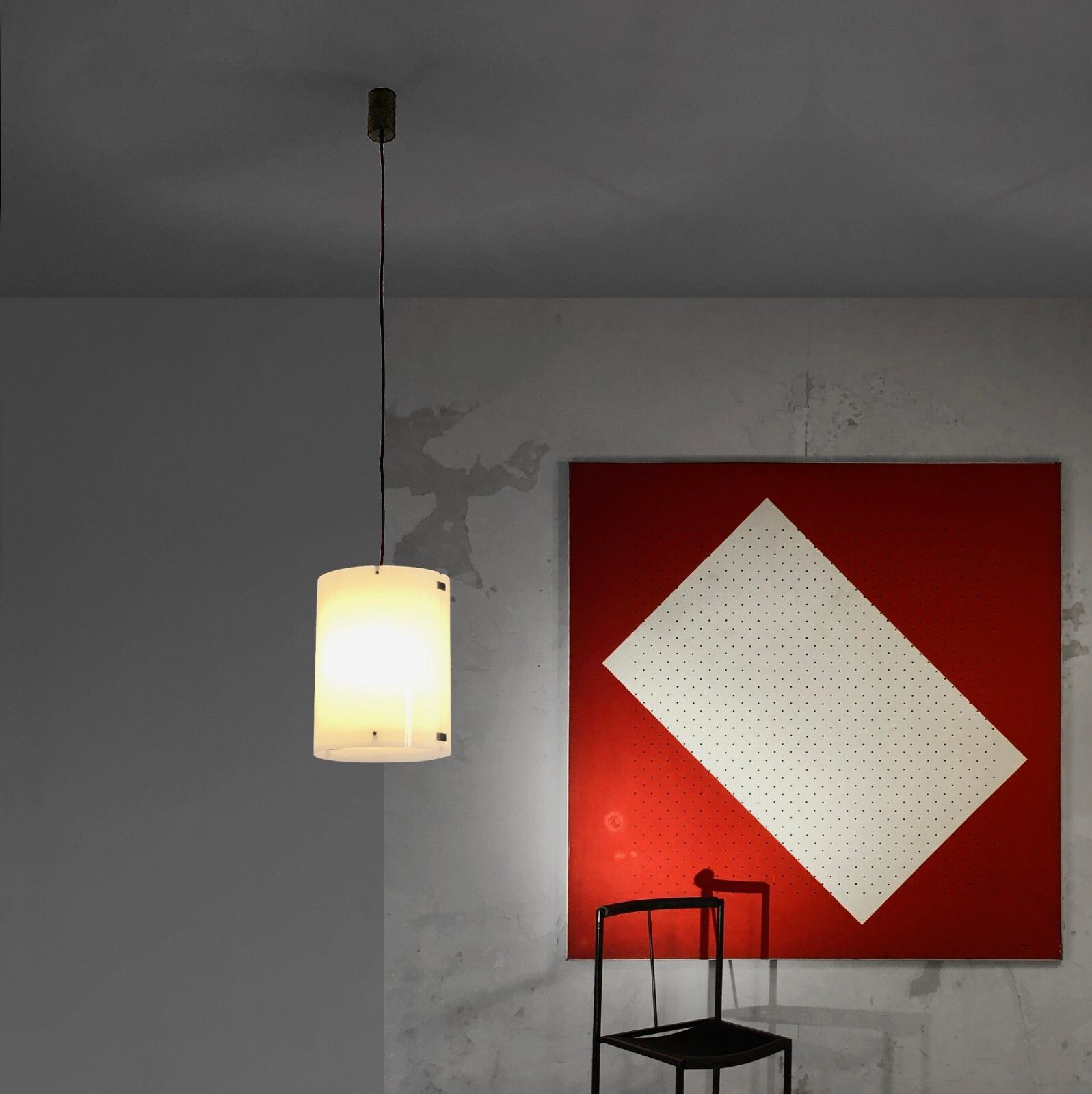 1950 Tito Agnoli O Luce Suspension Chandelier Modernist Stilnovo Arteluce Ostuni photo 2021.0
