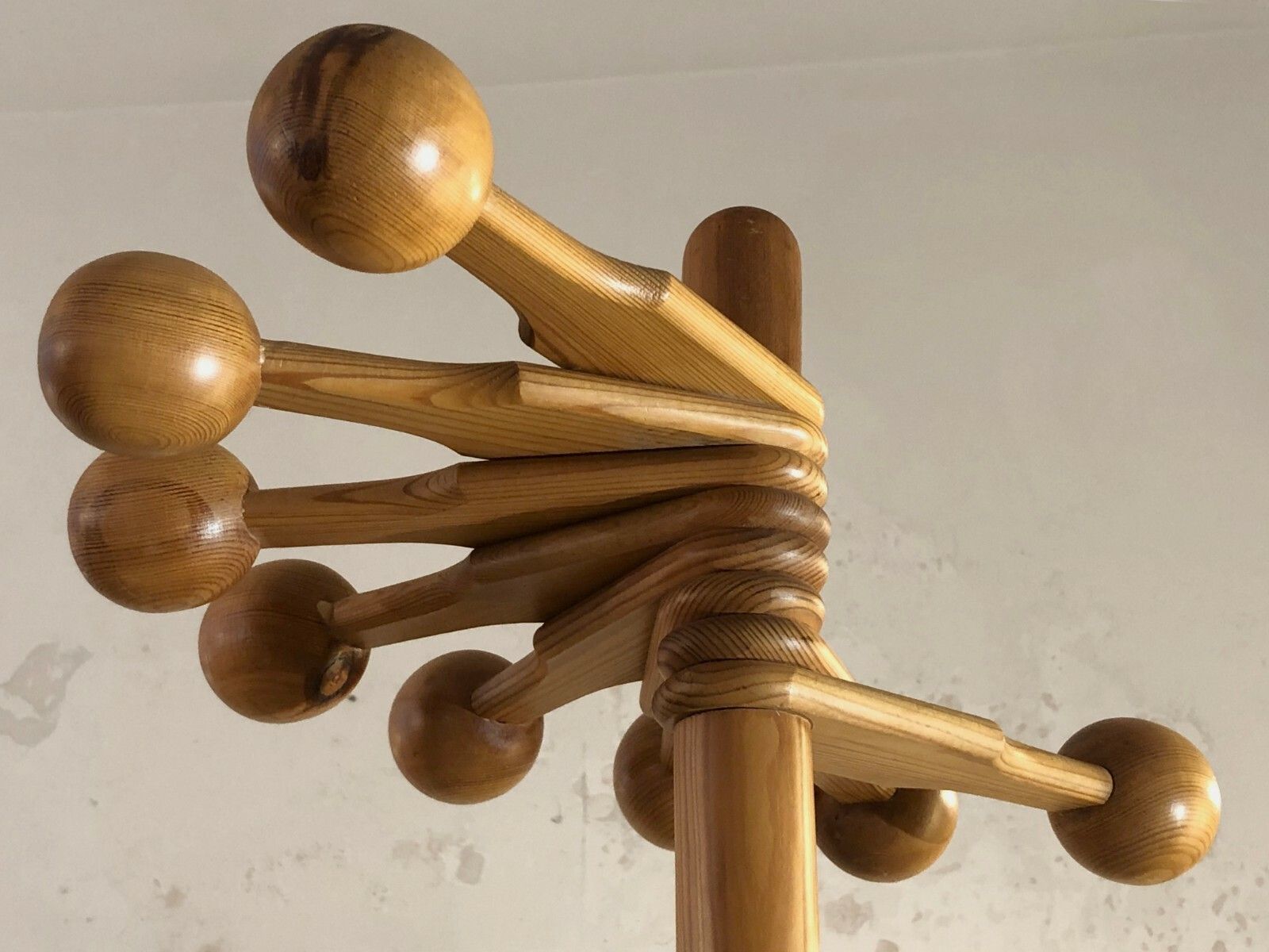 1970 Modernist Space Age Seventies Shabby Chic Coat Holder Chapo Perriand photo furniture