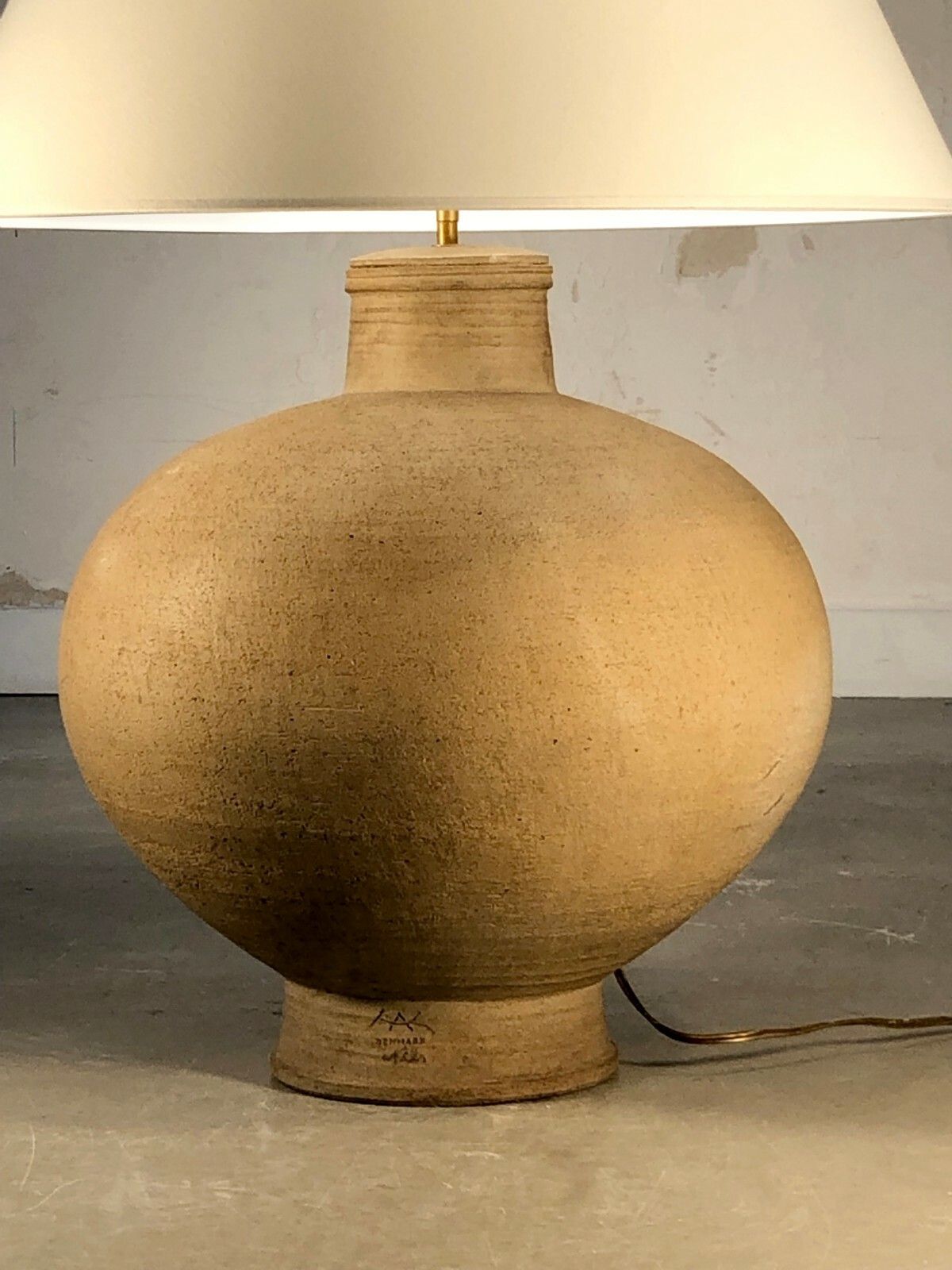 1950 Nils Kahler Ceramic Lamp Modernist Scandinavian Dansk Denmark photo 6737.0