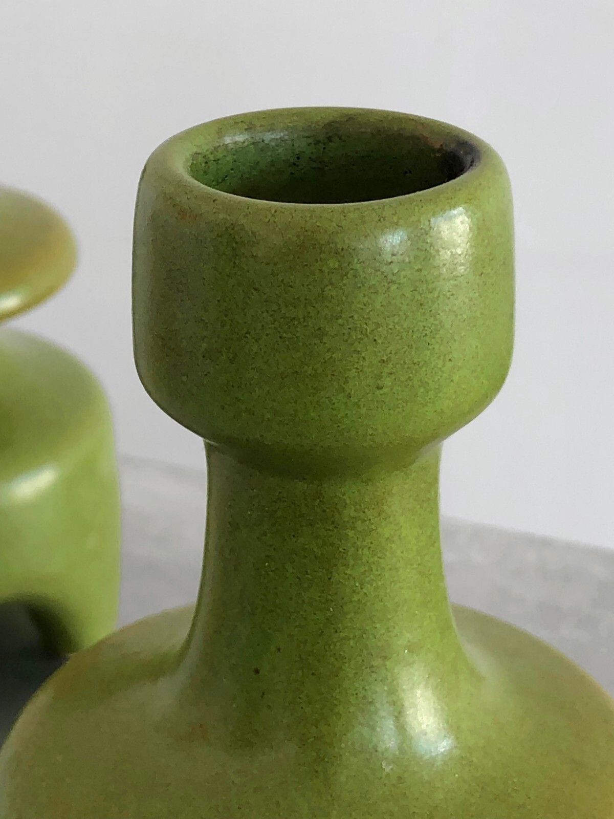1950 Andre Baud 2 Candlesticks Ceramic Candlesticks Vallauris Jouve Ruelland photo furniture