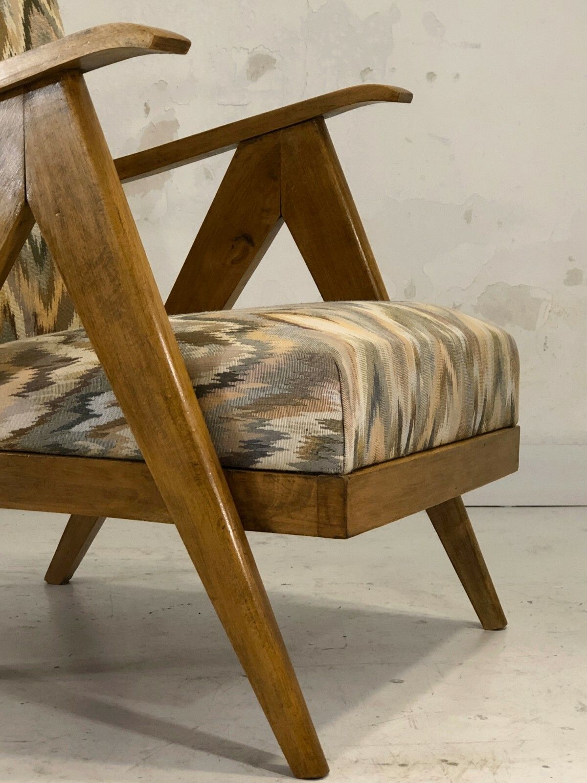 1950 2/4 Compass Chairs Modernist Reconstruction Bauhaus Gascoin Quaillette photo Furniture