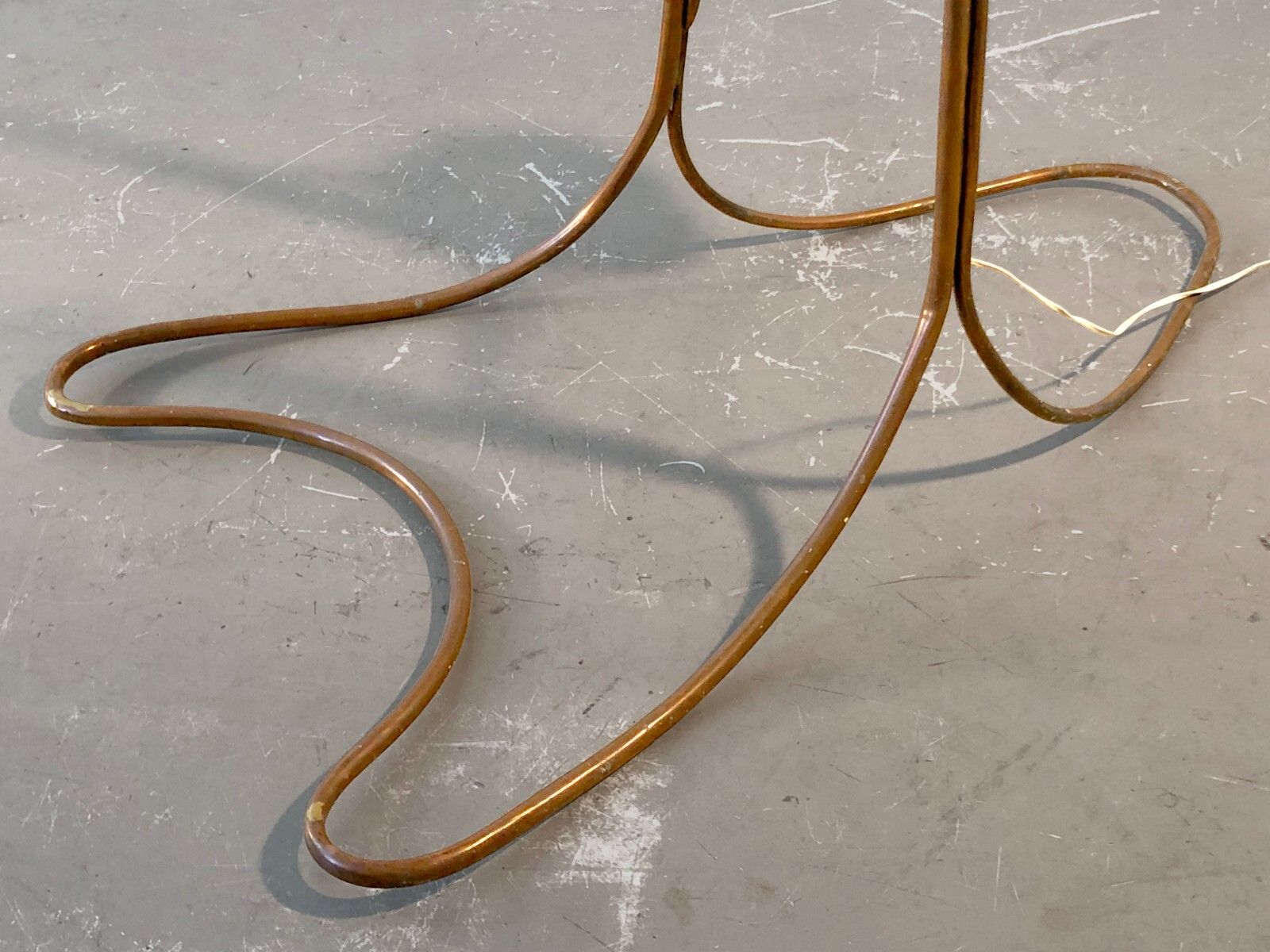 1950 Modernist Free Form Floor Lamp Reconstruction Mategot Jouve photo Lighting