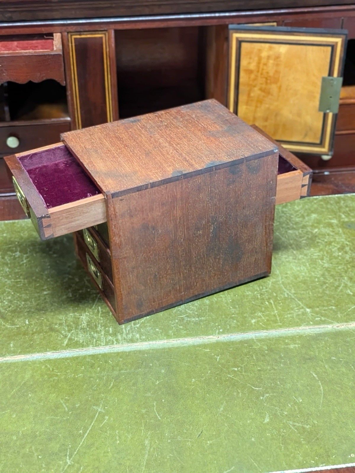 photo for sale Georgian Mahogany Chest Secretaire
