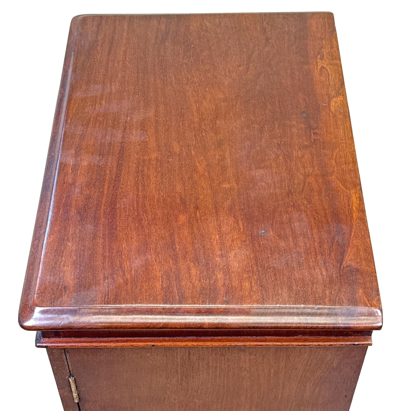 Mahogany 19th Century Miniature Wellington Chest Of Drawers (England, Circa 1880) photo Furniture