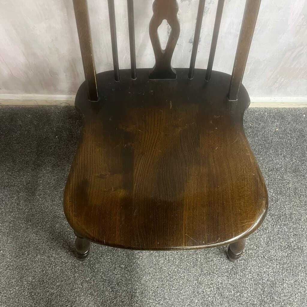 Vintage Glenister Windsor Style Stick Back Dining Chair Turned Legs photo buy