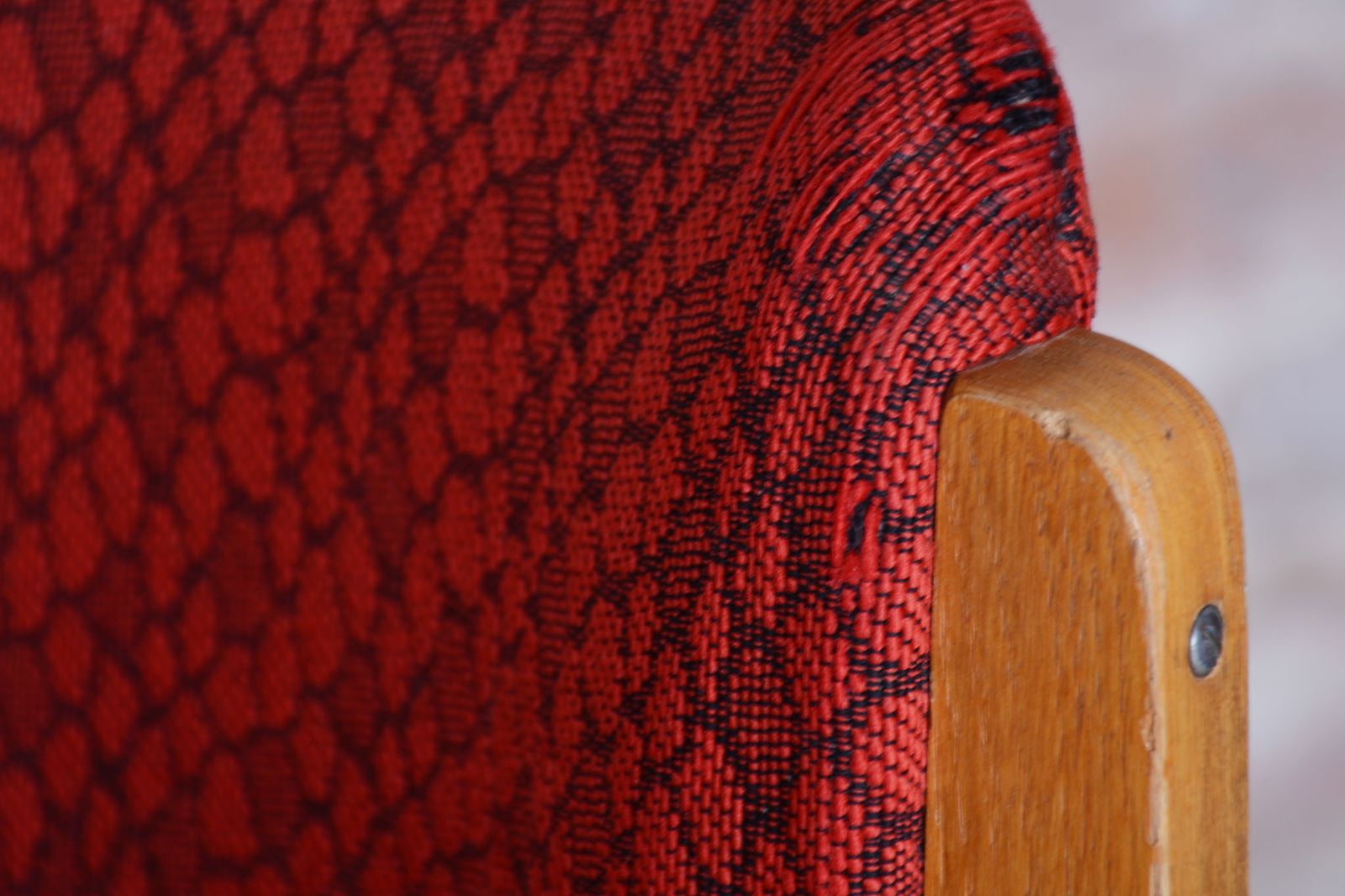 Furniture Original Mid Century Chair, By Ludvik Volak, Maple, Czech, 1960s photo