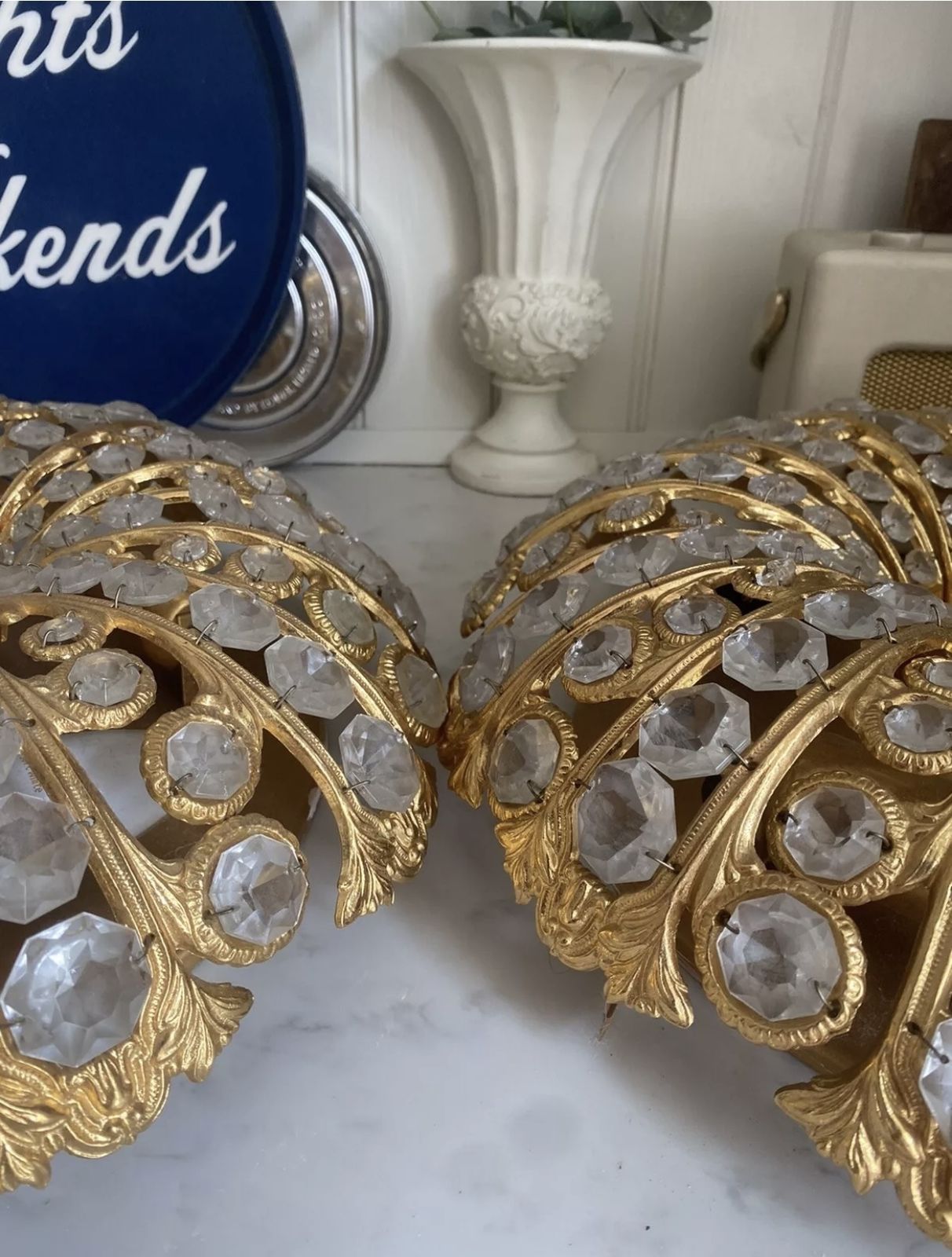 Pair Of Mid Century Plafoniere Ceiling Lights By Peris Andreu For S.A.Riper photo vinterior