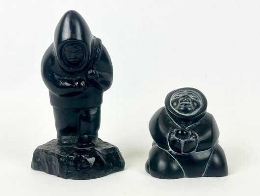 Canadian Inuit Figurine From Boma, 1970s, Set Of 2