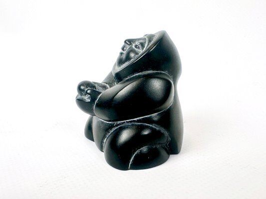 Canadian Inuit Figurine From Boma, 1970s, Set Of 2 photo 83.0