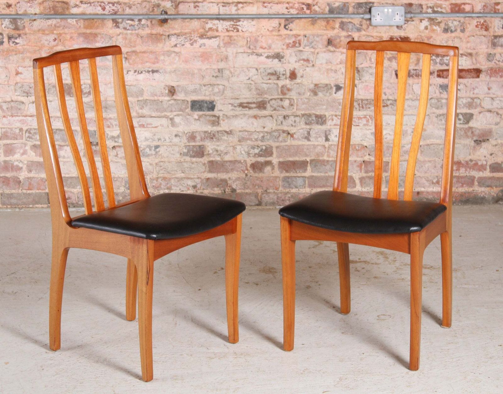Set Of 6 Mid Century Sutcliffe 'Shannon' Teak Dining Chairs, Circa 1970s. photo for sale