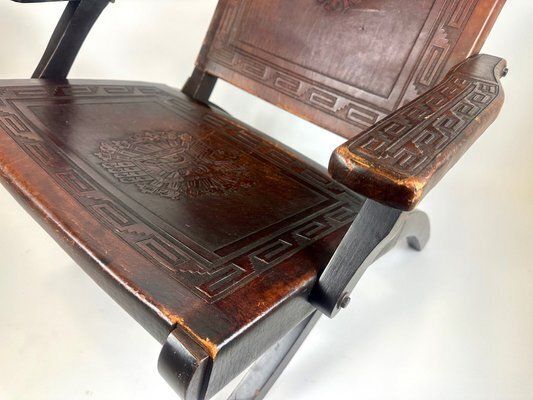 Folding Chair Attributed To Angel I. Pazmino For Muebles De Estilo, 1950s photo 669.0