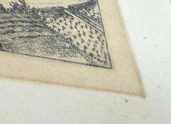 Petrus Bertius & Petrus Kaerius, Trier, Copperplate Engraving, 17th Century, Framed photo vinterior
