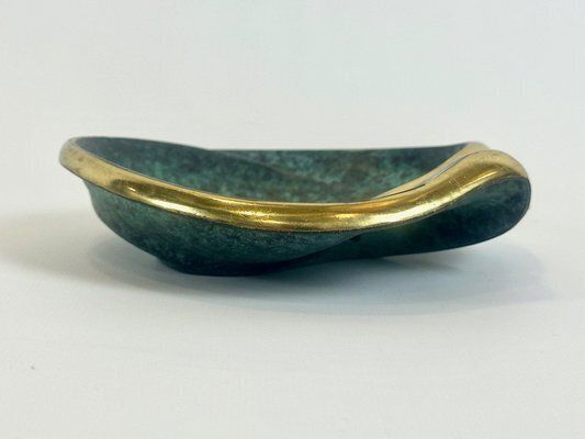 Vintage Austrian Brass Ashtray By Franz Hagenauer, 1950s photo 164.0