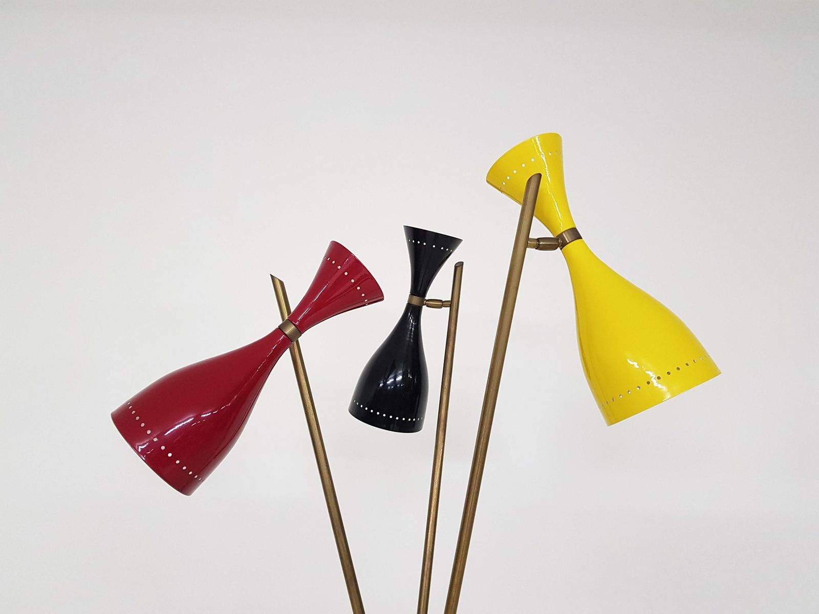Mid Century "Triennale" Arredoluce Stijl Diabolo Vloerlamp, Italië, Jaren 1960 photo Verlichting