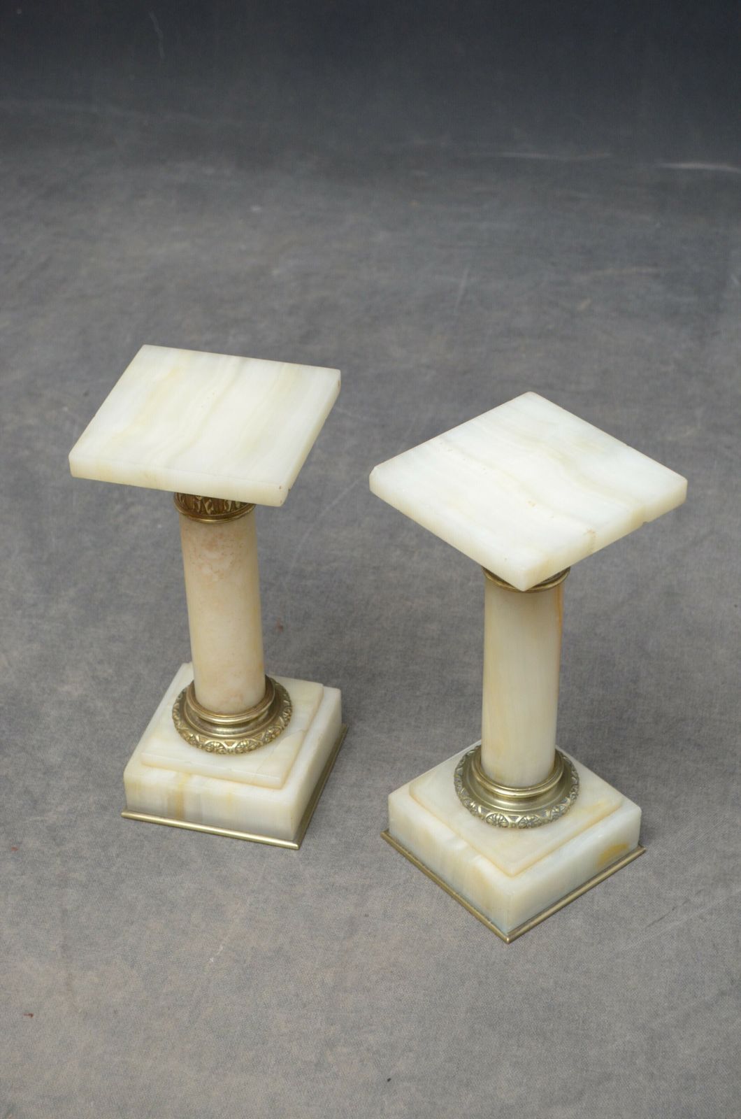 Grand Tour Pair Of Pedestals, 1800s