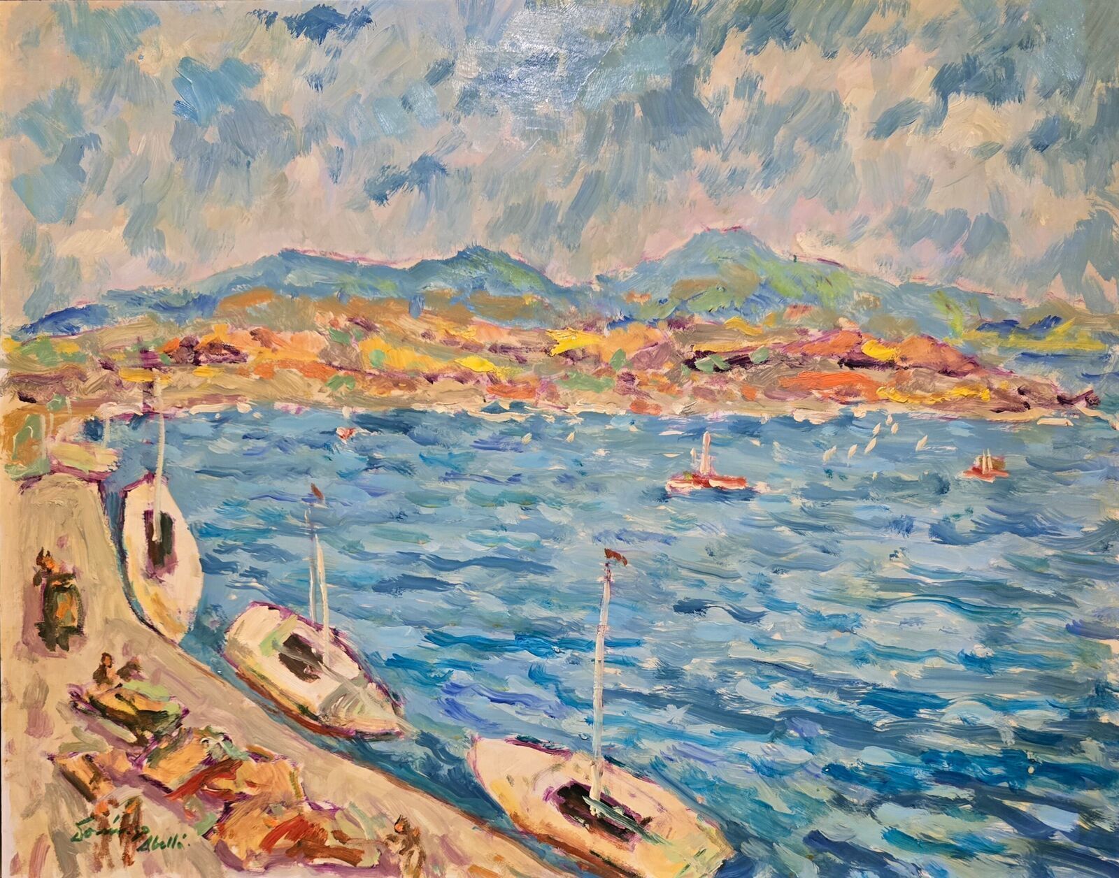 Domingo Abelló, Afternoon In The Living Bay, 1950 1970