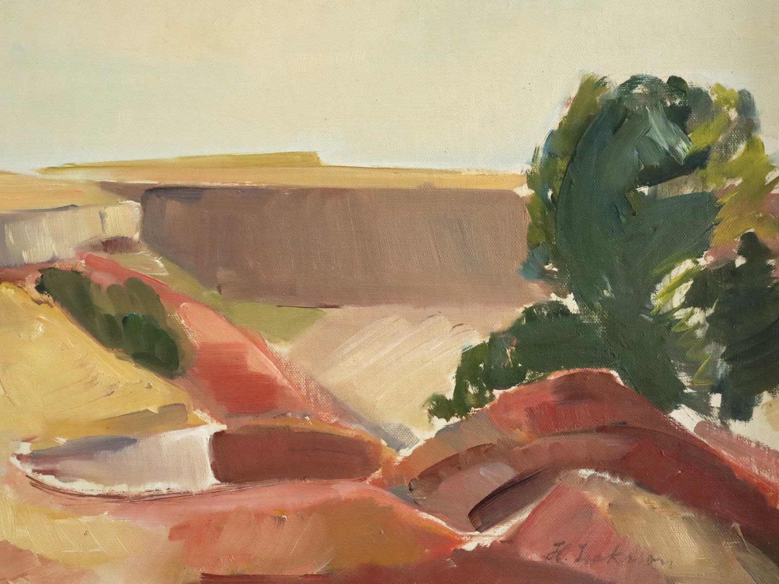 photo furniture Canyon Edge,   Oil Painting, Modernist