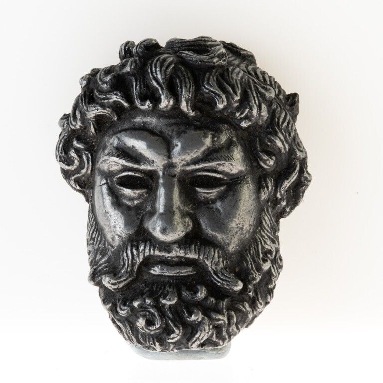 Grand Tour Style Figural Wall Mask After The Ancient Greek