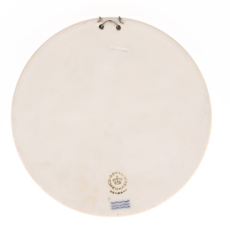 Royal Copenhagen Danish Porcelain Classical Thorvaldsen “Spring” Medallion Wall Plaque photo furniture