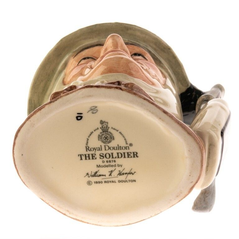 Royal Doulton Porcelain Ceramic Figural Collector’s Mug The Soldier 1990 photo Home Decor