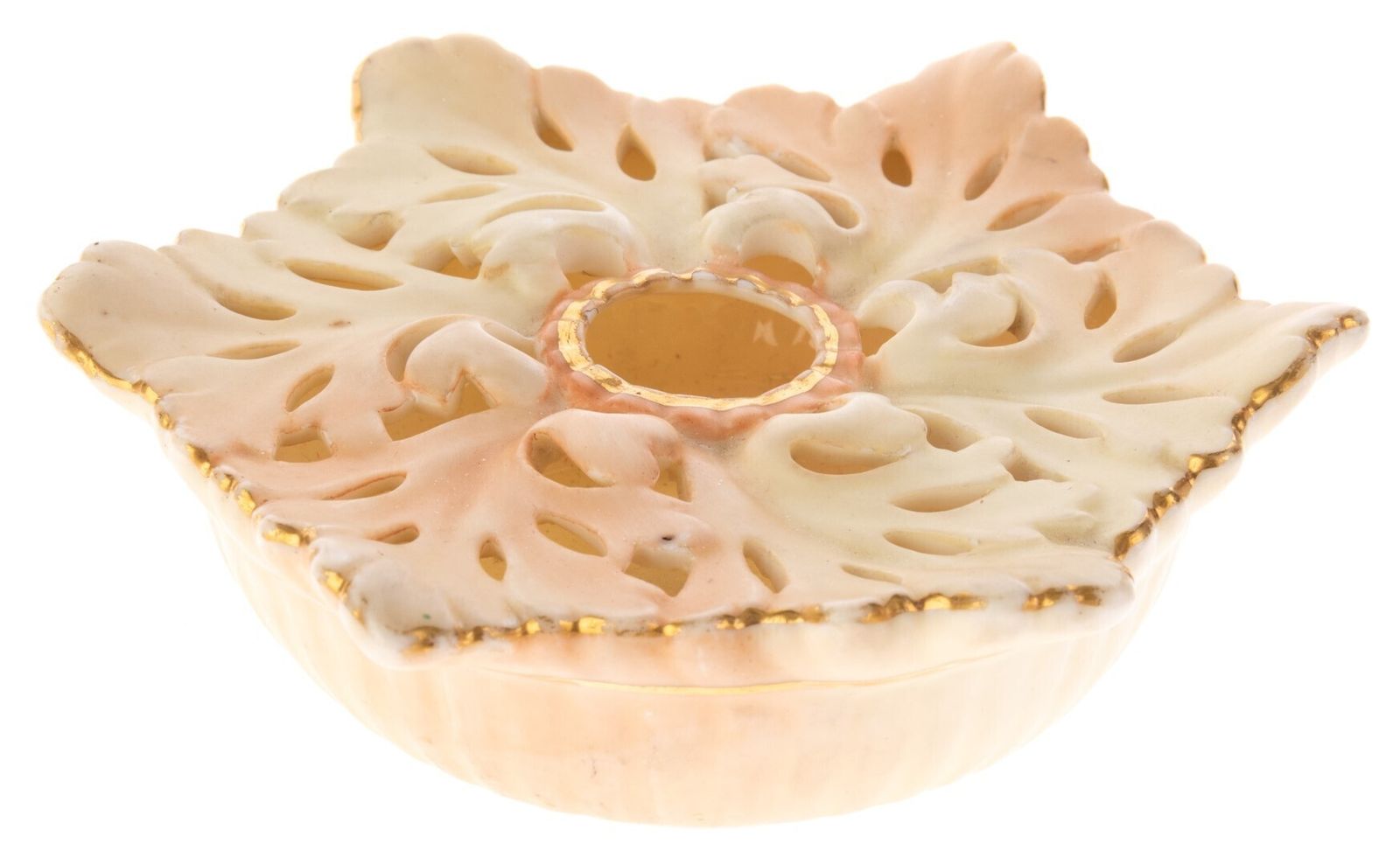 Antique Locke & Co Worcester Porcelain Ceramic Pot Pourri Bowl 19th Century