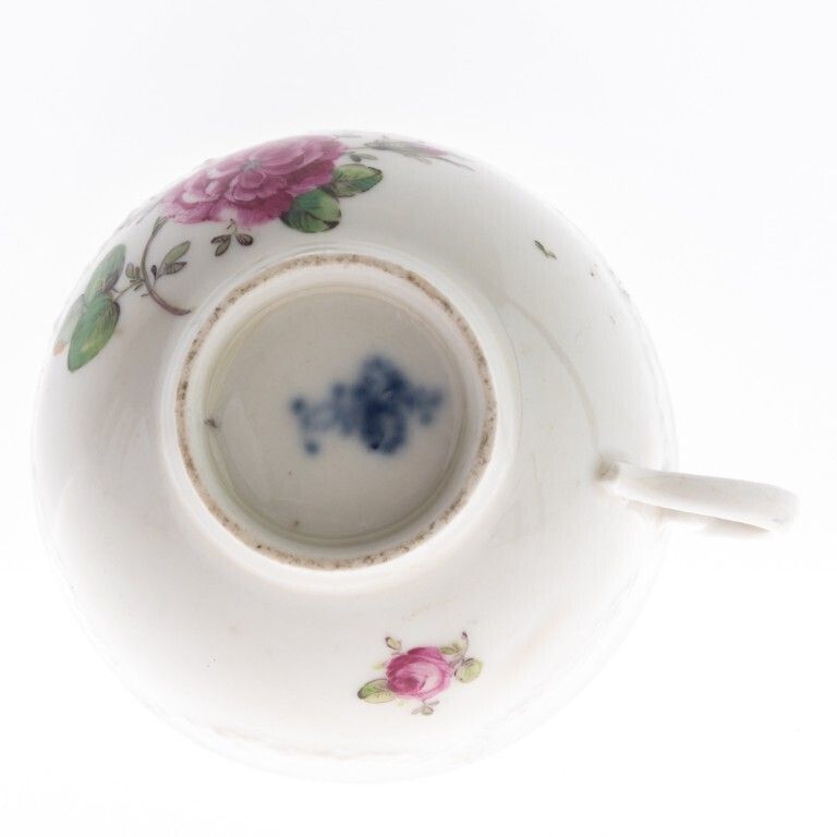 Antique 18th Century Hand Painted Ludwigsburg German Porcelain Teacup photo furniture