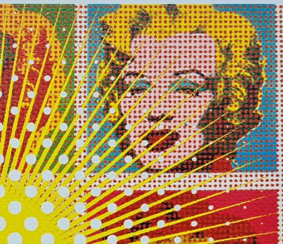 Death Nyc * Andy Warhol – Marilyn In Pop Red And Yellow photo 750.0