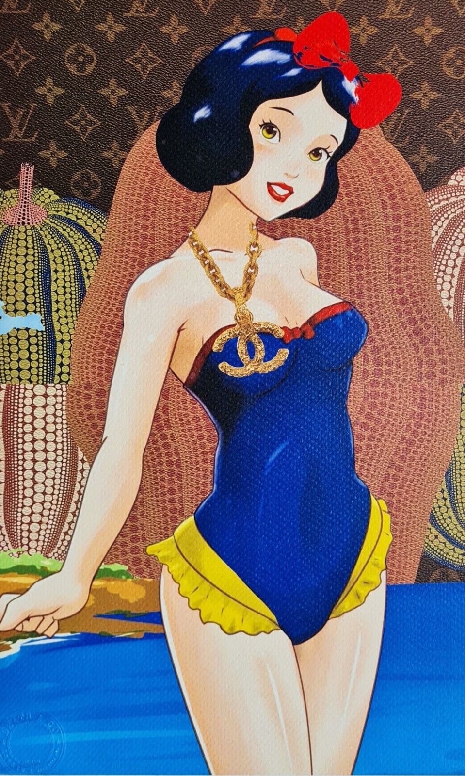 Death Nyc * Snow White * 45 X 32 Cm * Signed * Limited * Certificate # XX/120 photo for sale