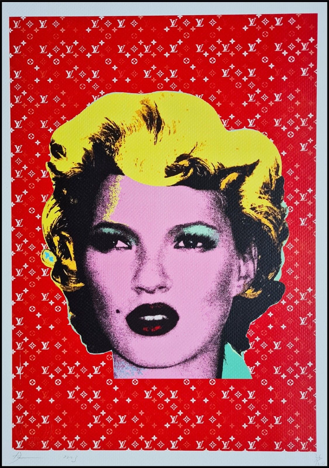 Death Nyc * Kate Moss * 45 X 32 Cm * Signed * Limited * Certificate # XX/120