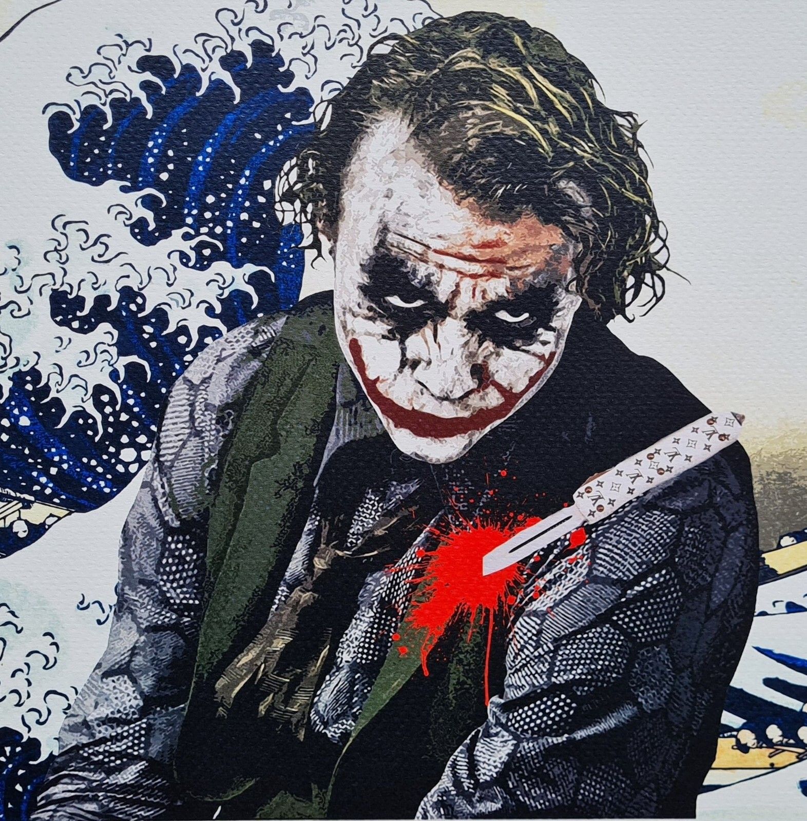 Death Nyc * Joker * 45 X 32 Cm * Signed * Limited * Certificate # XX/120 photo for sale