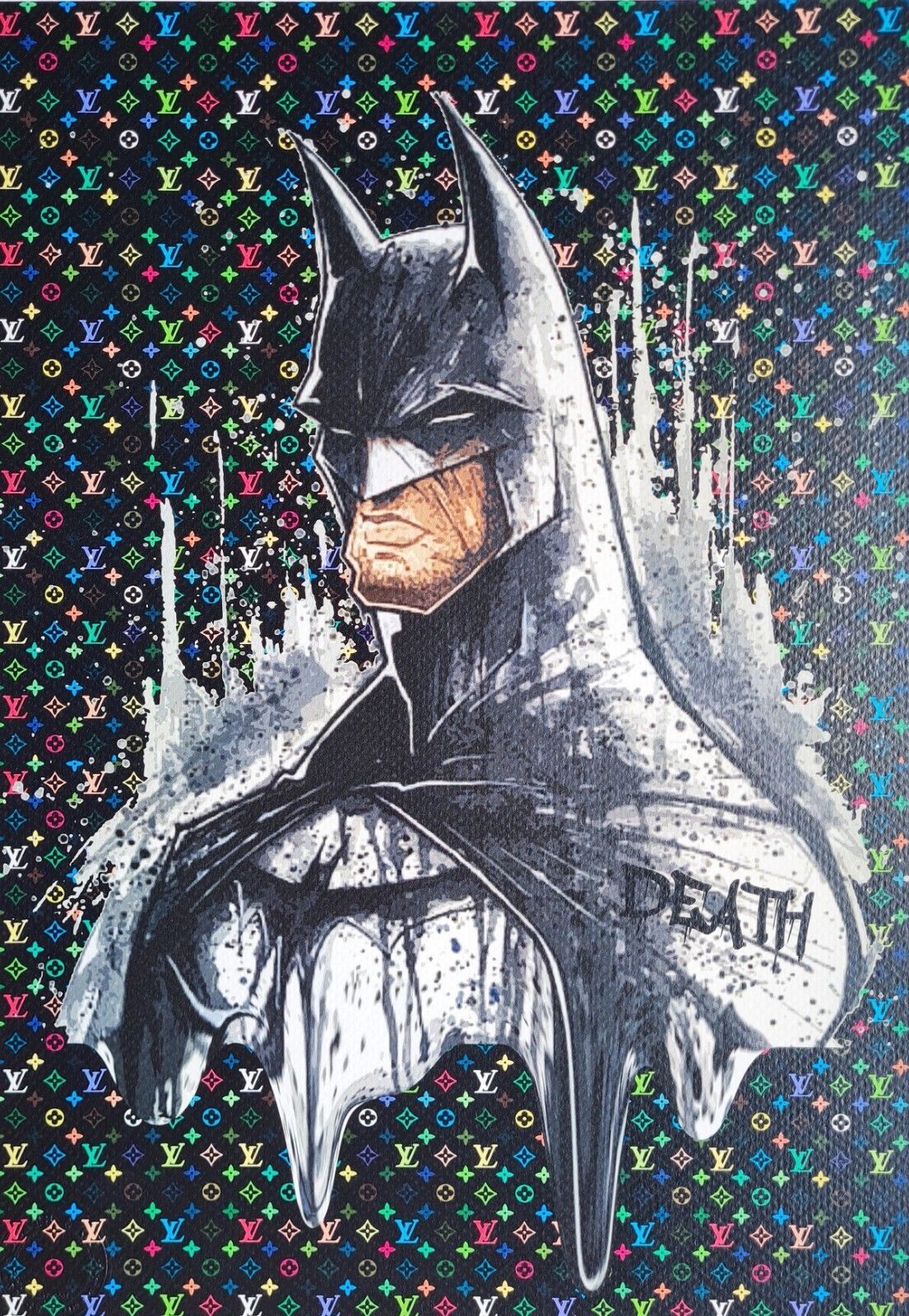 Death Nyc * Batman * 45 X 32 Cm * Signed * Limited * Certificate #120 photo furniture